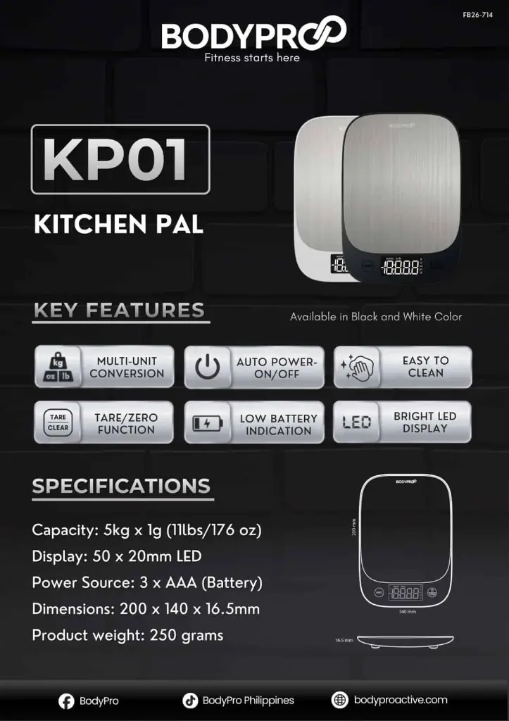 Bodypro KP01_KitchenPal Digital Scale_opt.webp
