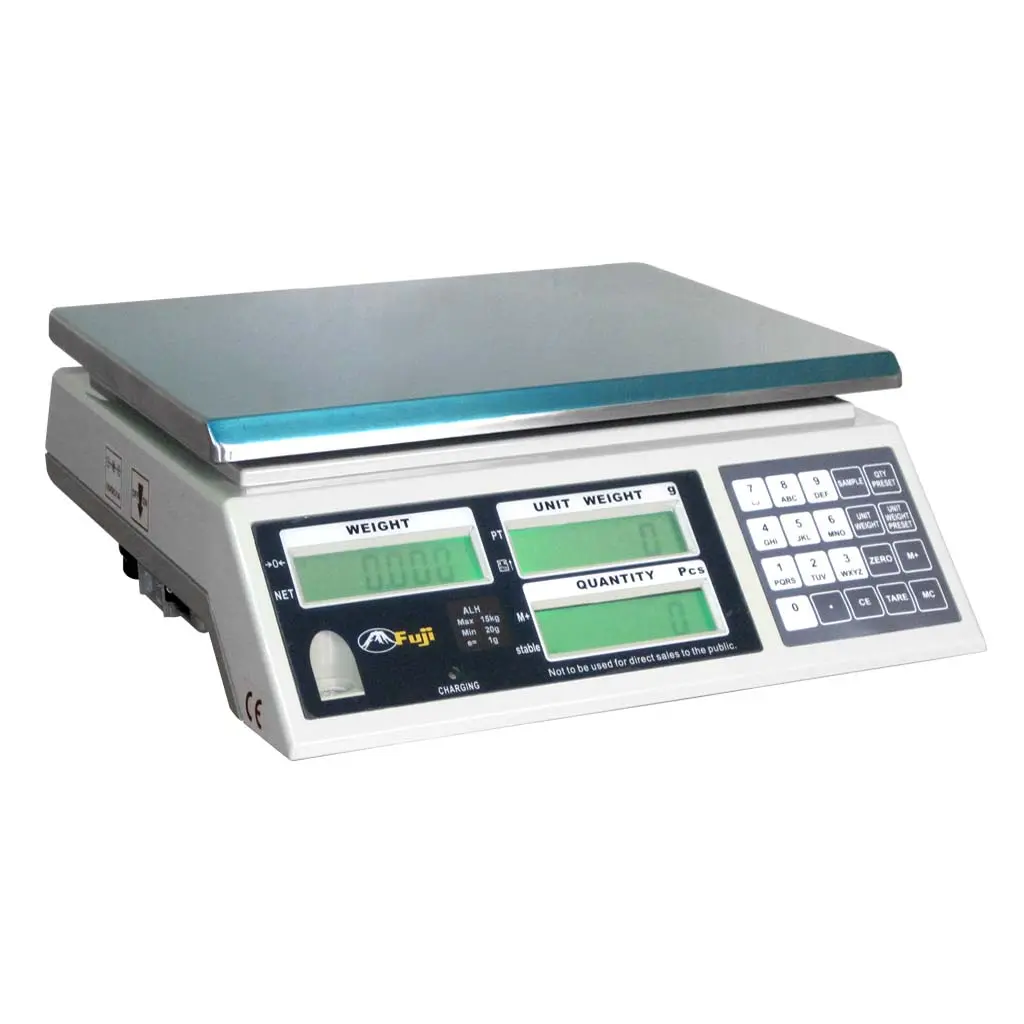 15kg x 1g Fuji Elect Counting Weighing Table Scale
