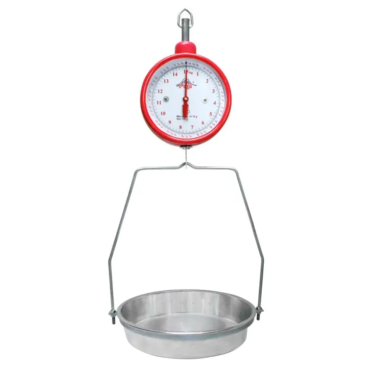 Fuji Dial Hanging Scale, 15 kg x 50 g, Big Pan