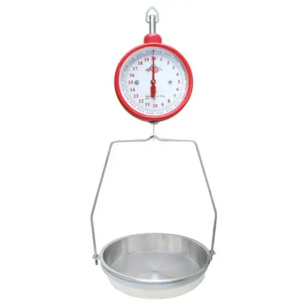 Fuji Dial Hanging Scale, 20 kg x 100 g, Big Pan