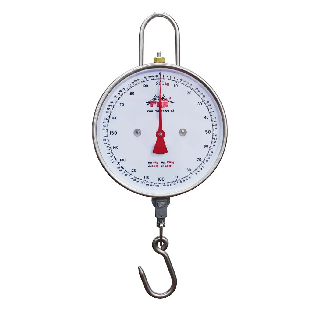 200kg x 500g Fuji Dial Hanging Salter Type Hook Big new