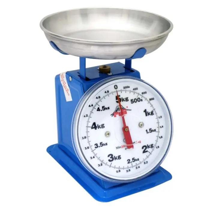 Fuji Dial Table Scale, 5 kg x 20 g, Small Pan
