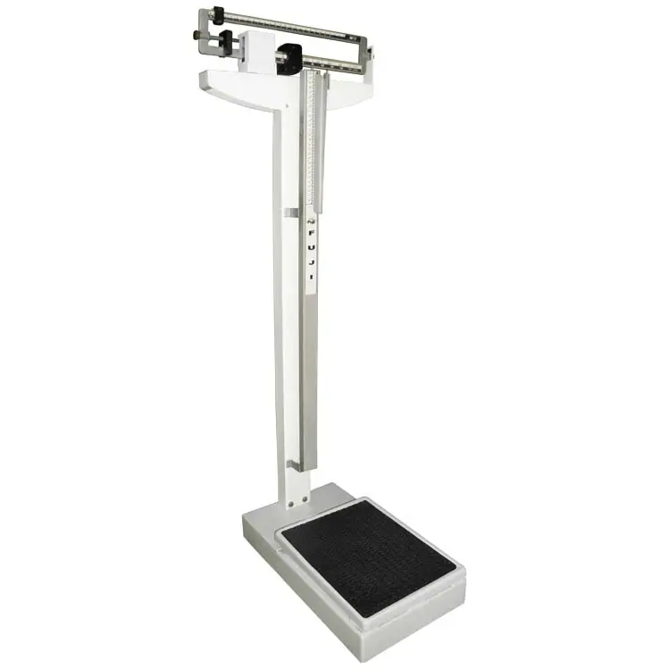 Fuji Health Scale 180 kg / 400 lb with Height Gauge, Wheel