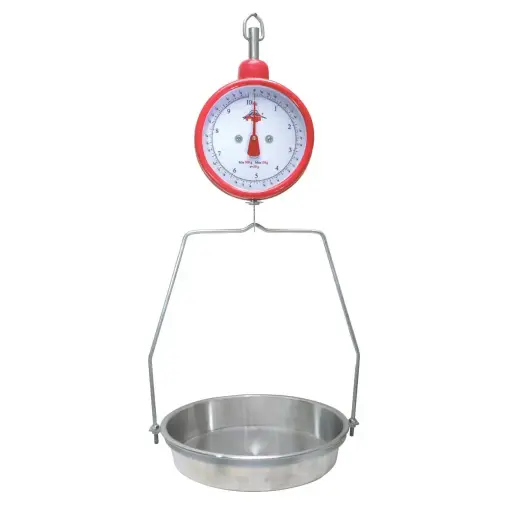 [FHB-10] Fuji Dial Hanging Scale, 10 kg x 50 g, Big Pan
