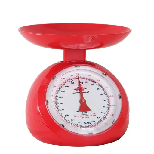 [FKS-1kg/2.2lb] Fuji Kitchen Scale, 1.0 kg x 5.0 g / 2.2 lb x 1/8 oz