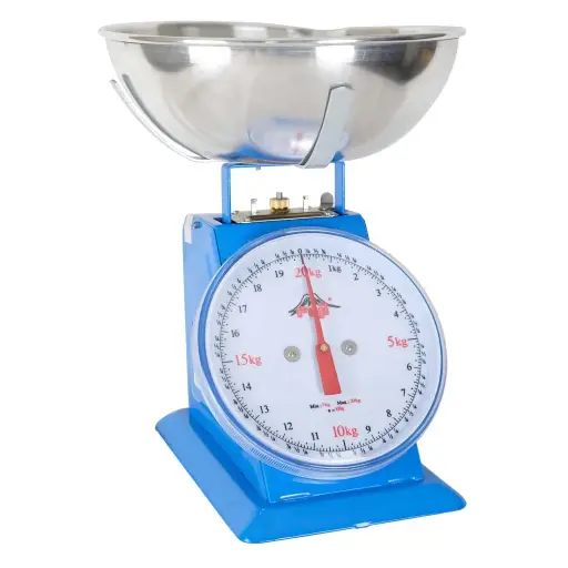 [FTB-20] Fuji Dial Table Scale, 20 kg x 200 g, Big Pan